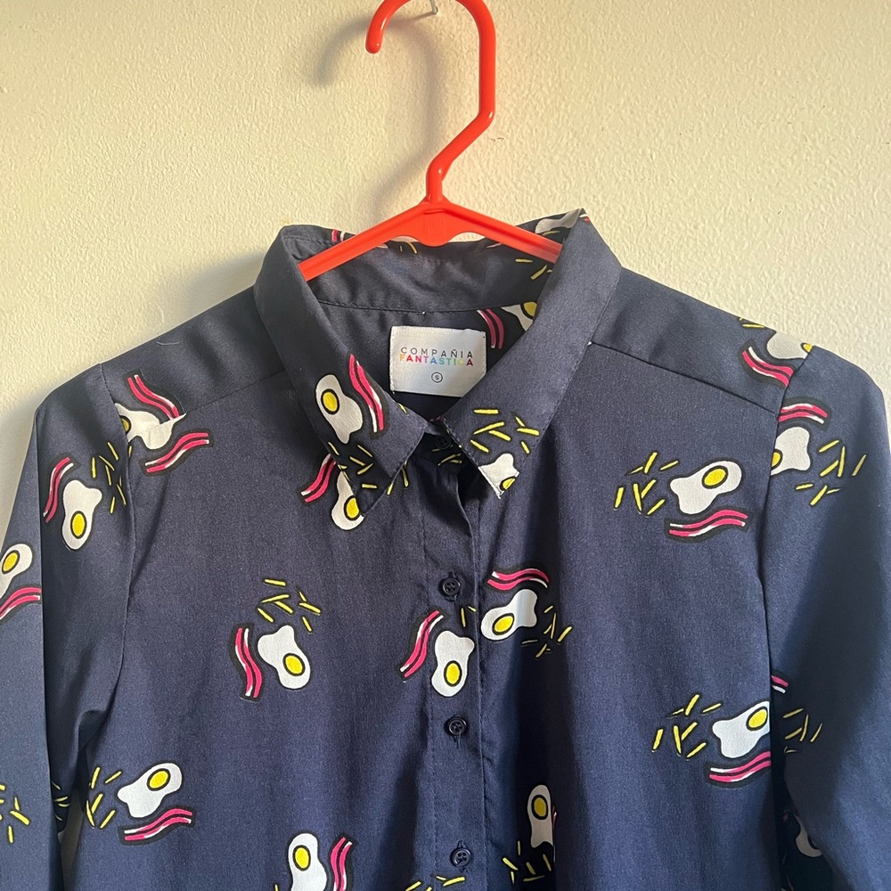 Bacon & Eggs printed shirt